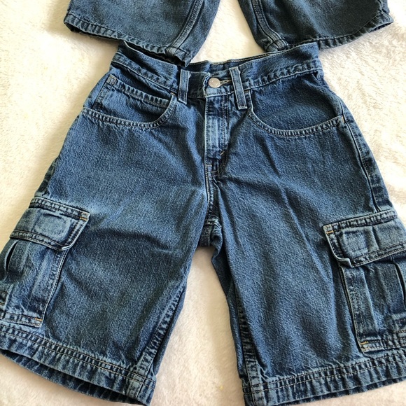 Two pieces bundle lot Levi’s denim shorts, boy size 7-8 - Picture 6 of 12